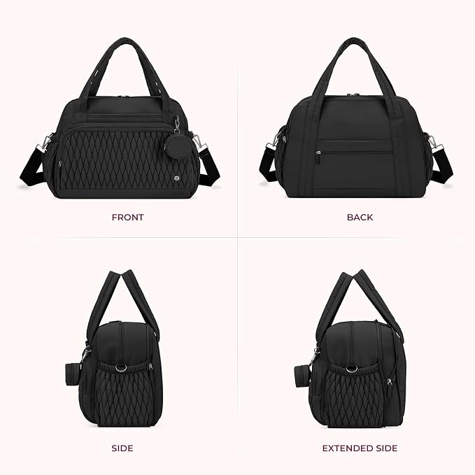 Telena Tote Diaper Bags, Travel Crossbody Large Capacity Hospital Bag for Women Labor Delivery with Pacifier Case