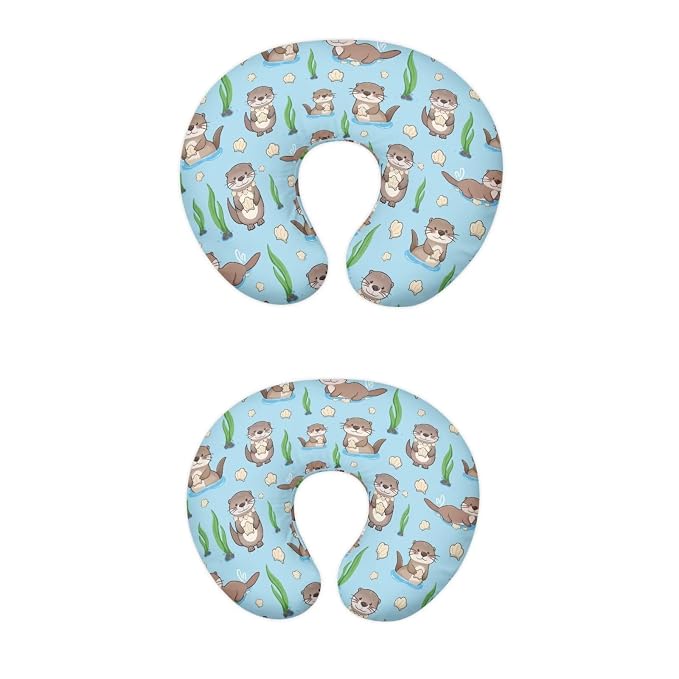 Sloth and Shell Nursing Pillowcase Baby Breastfeeding Slipcover Infant Newborn Nursery Bottle Pillowcase Easy to Use and Dustptoof