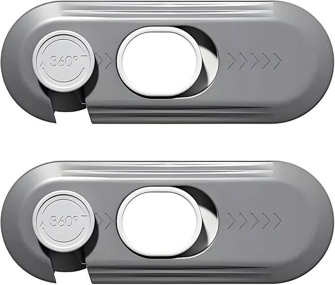 Refrigerator Locks Child Proof Fridge Locks with Sticky Adhesive for Baby Children Kids Safety Locks for Doors Closet Oven Cabinet Drawer 2pcs