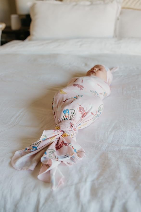 Copper Pearl Baby Swaddle Blanket - Premium Knit Baby Blanket, Large Soft Stretchy Receiving Blankets for Baby Boy and Girl, Swaddles for Newborn, Infant, and Toddler (Wonder Woman™)