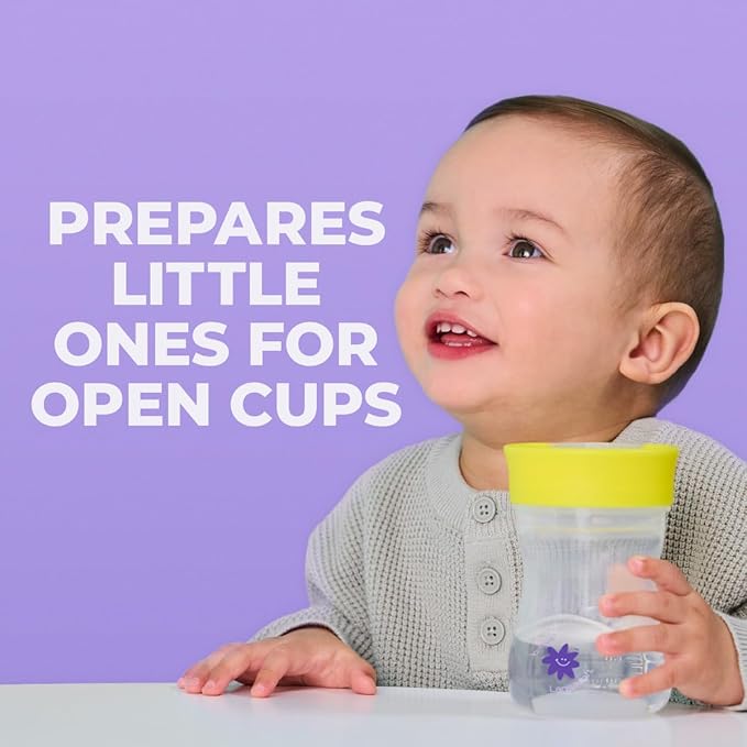 Lansinoh b.box Toddler Training Cup (Ages 12+ Months) | Free-Flow Transition Cup for Toddlers Learning to Drink | BPA-Free, Dishwasher Safe | 8 oz | Blueberry