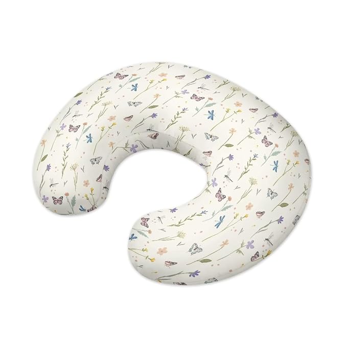 Flower Nursing Pillow Cover, Premium Quality Soft Breast Feeding Pillow Covers Great for Breastfeeding Moms