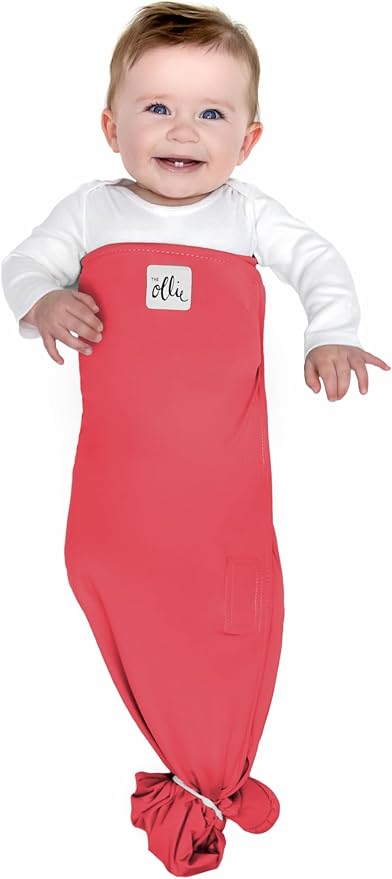 The Ollie Swaddle – Adjustable Baby Swaddle for Newborns | Pediatrician-Approved for Safe Sleep | Easy Closure | Arms-Out | Lightweight, Machine-Washable | Easy Diaper Access