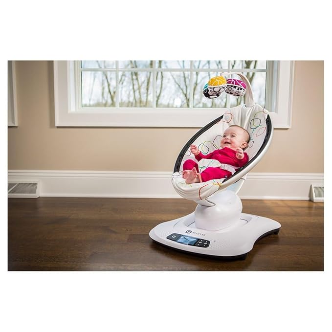4moms RockaRoo and MamaRoo Infant Insert, Machine Washable, Soft, Plush Fabric, Reversible Design