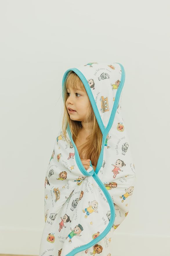 Copper Pearl Premium Knit Hooded Bath Towel CoComelon Friends