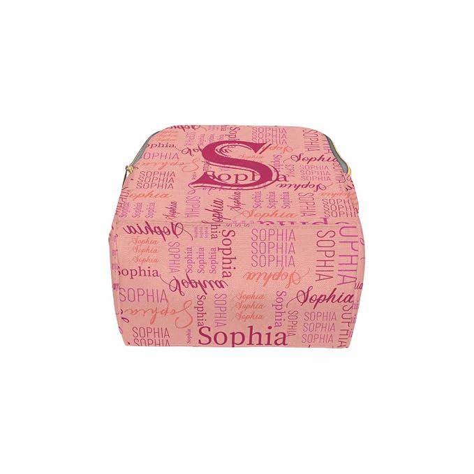 InterestPrint Personalized Monogram Mommy Nappy Bag Customized Pink Name Diaper Bag Custom Logo Text Nursing Bag for Mom Casual Travel Daypack Bags Shoulder Bag Backpack