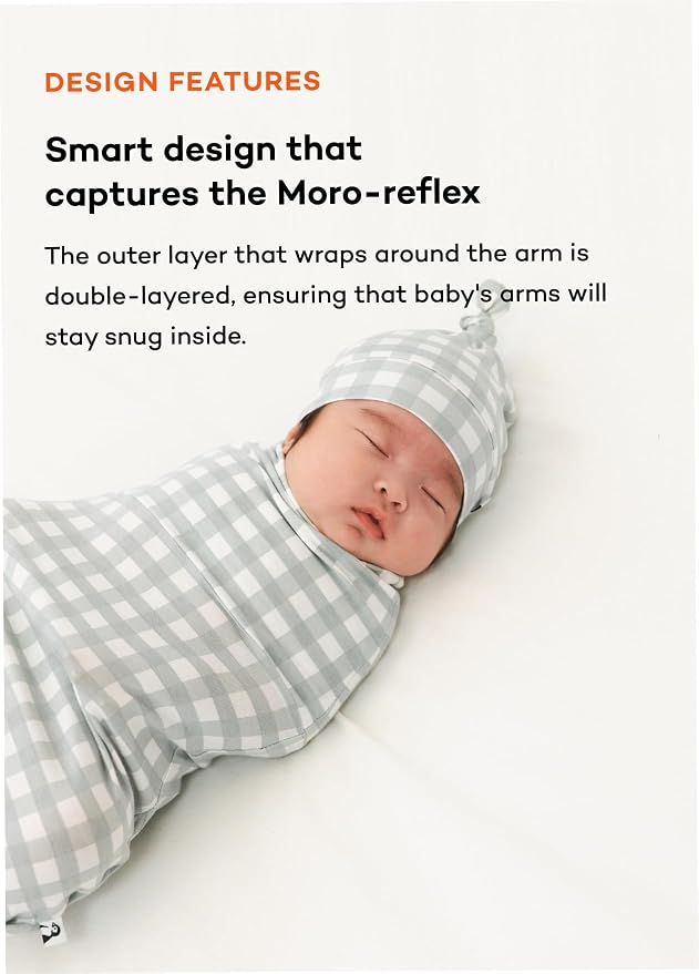 Konny NEW Newborn Baby Swaddle Pouch Blanket Soft Baby Sleepwear(0-3 Months) for Newborns, Nursery Swaddling Blankets