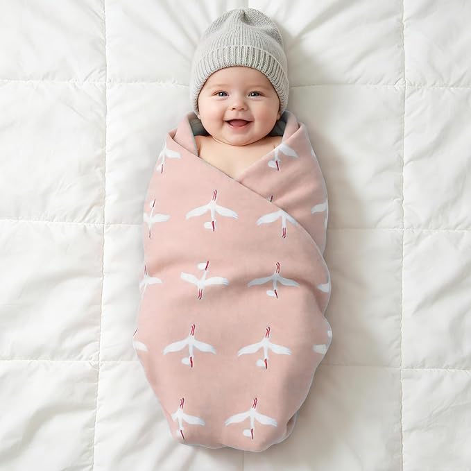 Receiving Baby Blanket,100% Luxury Cotton Knit Baby Blanket,Lightweight Cozy Neutral Swaddling Blanket for Newborns,Boys & Girls,Infant and Toddler