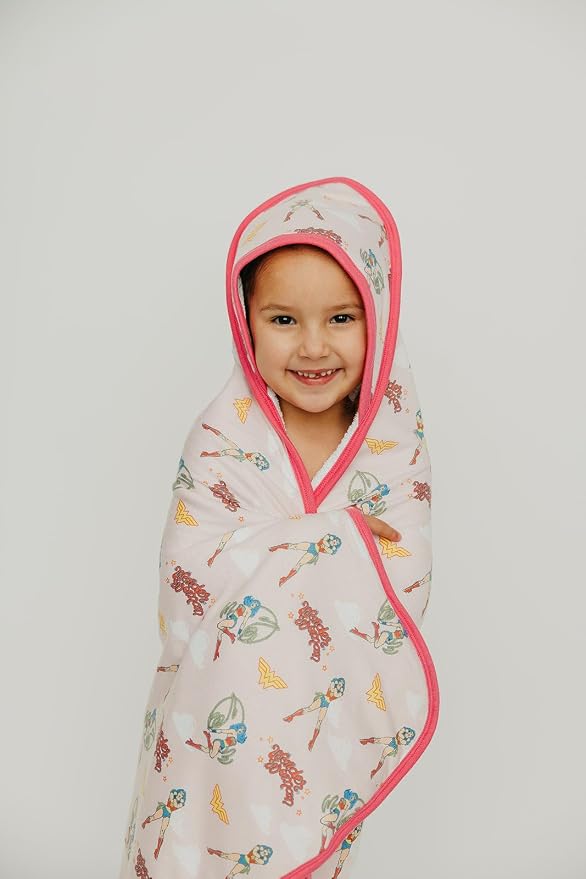 Copper Pearl Hooded Bath Towels Premium Knit/Terry Cloth Baby Towels with Hood, Pockets, and Cool Designs - Great to Gift and Make Bath Time Fun - Baby Bath Towel, Wonder Woman™