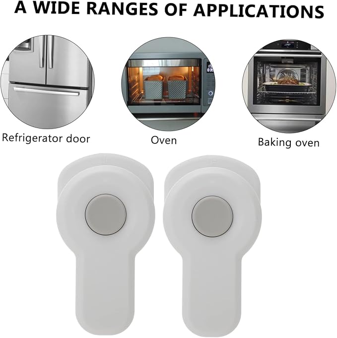 8pcs Safety Oven Lock Childproof Oven Lock for Boys and Girls Access Easy One-handed Safety