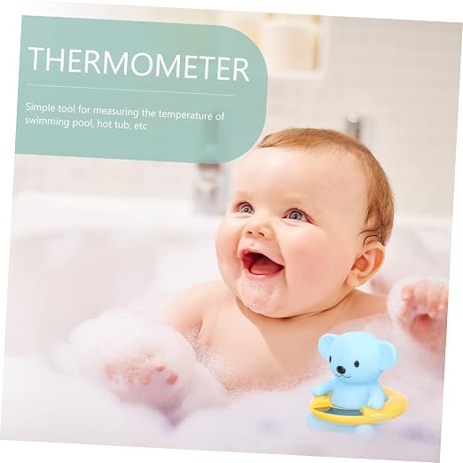 GALPADA Floating Bath Thermometer for Babies Waterproof Pool Thermometer Toy Digital Shower Water Temperature Gauge Easy to Read LCD Display Safe for Newborns