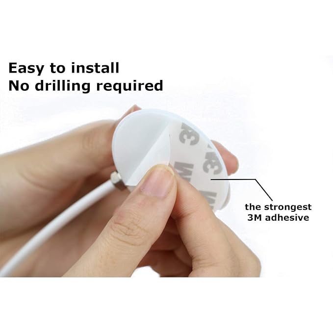 2 Pack Refrigerator Lock with Magnetic, Child Safety Locks, Fridge Freezer Door Lock, for Cabinet Drawer, Convenient - White