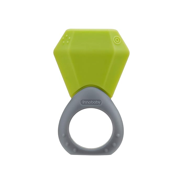 Innobaby TEETHIN' Smart Birthstone Ring TEETHER - August (Peridot)
