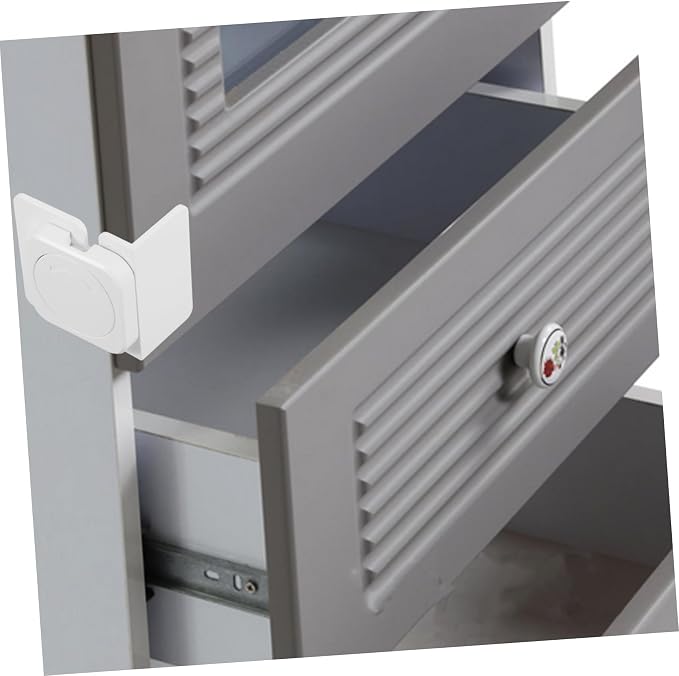 ORFOFE Cabinet Safety Locks Babyproof Locks for Fridges Cabinets and Drawers 10 Pack Childproofing for Babies