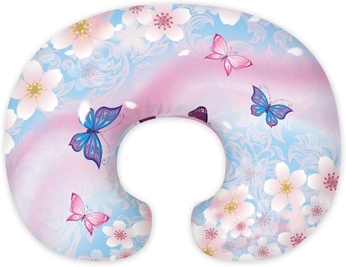 Cherry Blossom Marble Nursing Pillow and Positioner Detachable Newborn Original Breastfeeding Slipcover Case Removable Head Support Protector Cushion Easy to Use