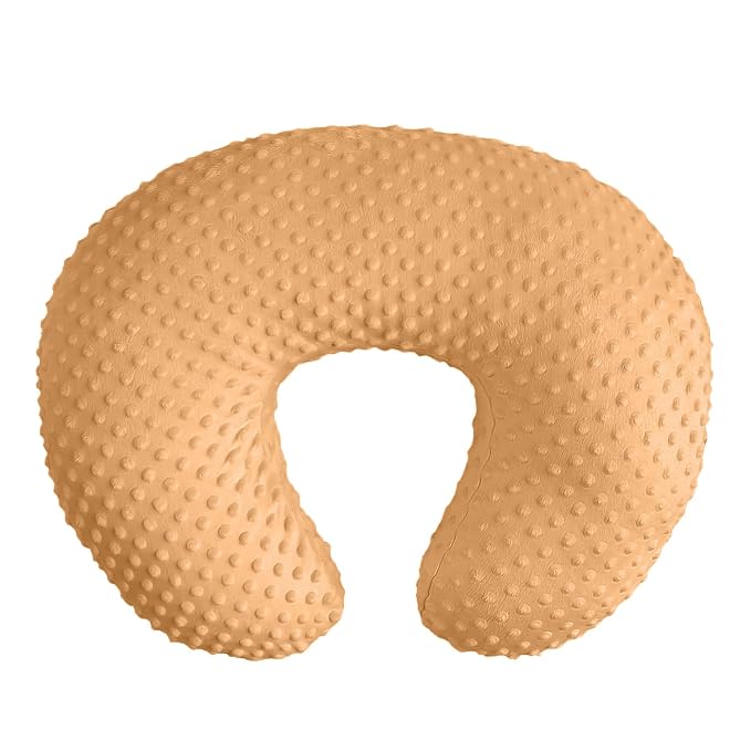 Minky Nursing Pillow Covers Ultra Soft Slipcovers for Breastfeeding for Baby Girls Boys, Feeding Pillow Cover Fits Standard Infant Support Pillows Positioners Nursing Pillow Case