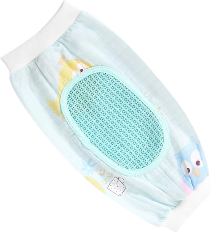 Baby Breastfeeding Arm Pillow Sweat Absorbent Cervical Spine Protection for Infant 0-12 Months Gauze Material (Yellow) (Green)