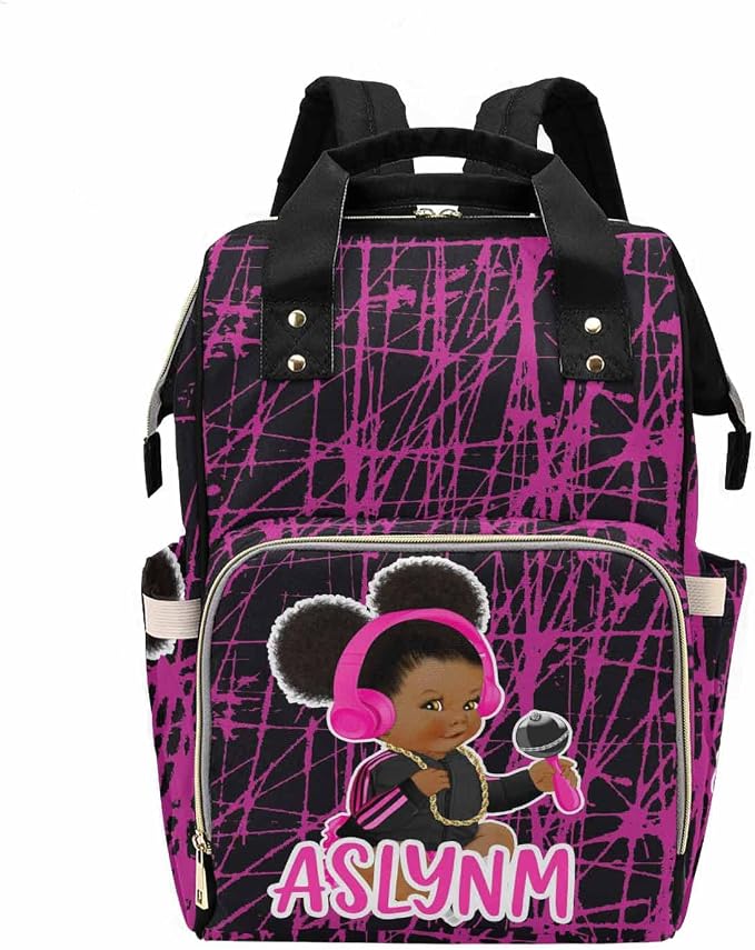 M YESCUSTOM Customized Travel Nursing Nappy Bag Personalized Fashion Shoulder Bag Waterproof Casual Daypack Travel Backpack for Mom