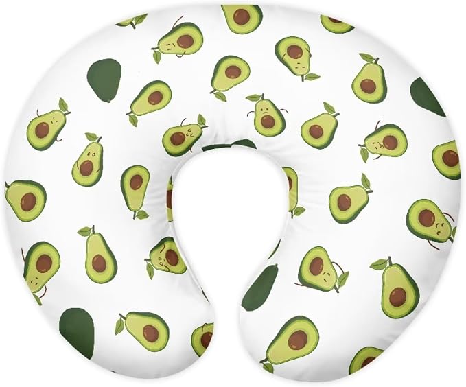 Avocado Nursing Pillow Case 1 Pack for Breastfeeding Pillow Nursing Covers Pillow Slipcover Pillowcase Stretchy Comfortable Breast Feeding Pillow Slipcover Cover Only