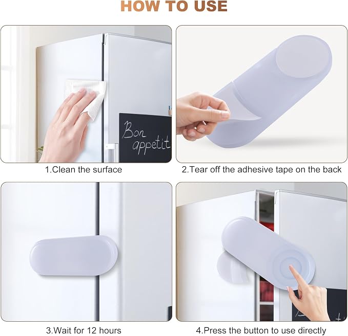 6-Pack Cabinet Locks Baby Proofing - TenLaitech Child Proof Drawer Locks| Child Safety Lock for cabinets Drawers Fridge Toilet Seat