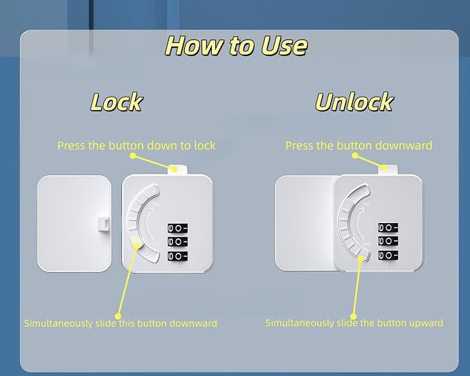 2 Pack Child Proof Refrigerator Lock,Keyless combination lock with adhesive backing,Wardrobe Drawers Anti-pinch Child Lock,Furniture Safety Lock (2 Pack, Flat Style)