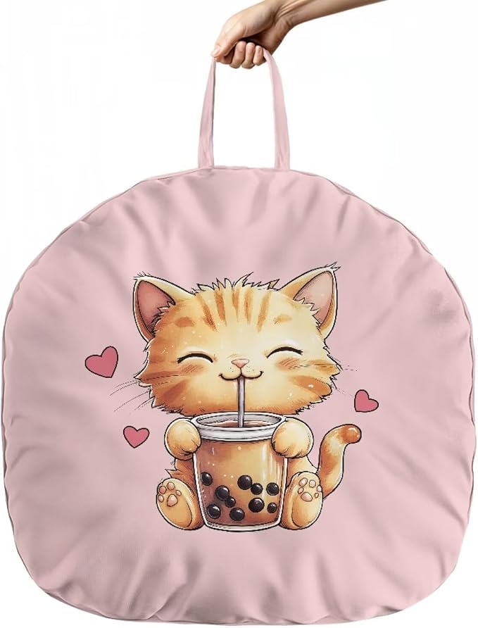 Cartoon Cat Nursing Pillow Cover for Breastfeeding Pillows Breastfeeding Pillow Slipcovers for Baby Boys & Girls Ultra Soft Infant Nursing Pillowcase Pillow Case for Newborn