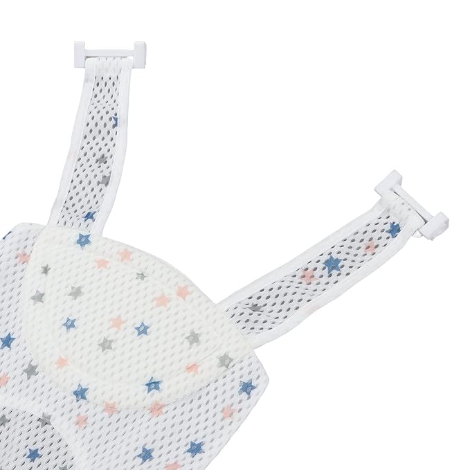 Baby Bath Seat, Adjustable Support Net, Infant Bathtub, Quick Drying Mesh for Newborns Bathing, Baby Shower, Infant Care, Home Use