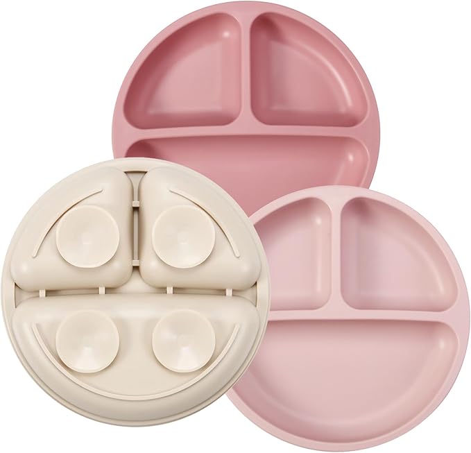 PandaEar 3 Pack Toddler Plates & Baby Bowls