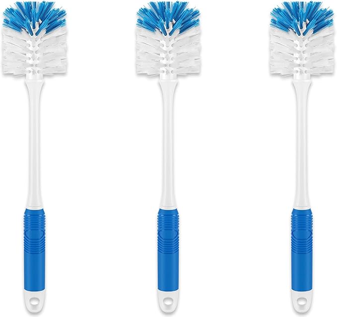 Bottle Brush Cleaner?”Long Water Bottle Brush for Tumblers, Cups, Glassware & Baby Bottles, 3 Pack