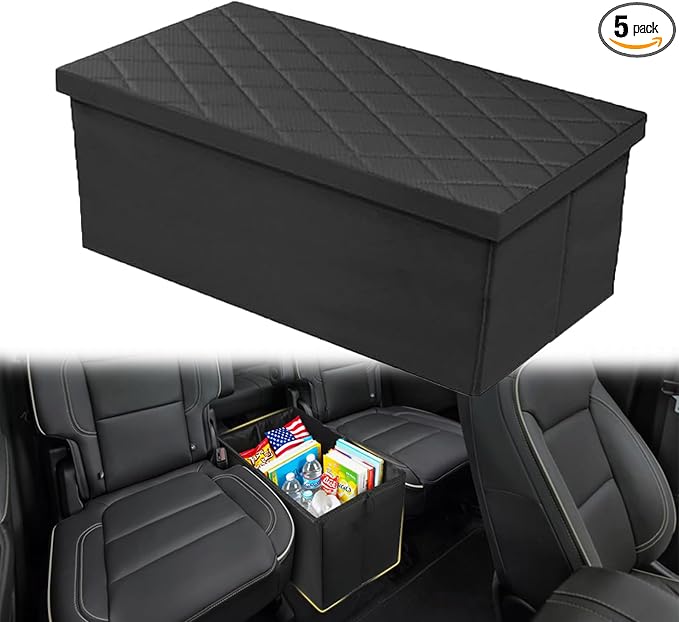 Car Seat Organizer for Kia Sorento 2025 2024 2023 2022 2021 2020, Suitable for Children's Toys, Baby Supplies, Snack Organiser, Travel Accessories Dual-Compartment Storage Organizer