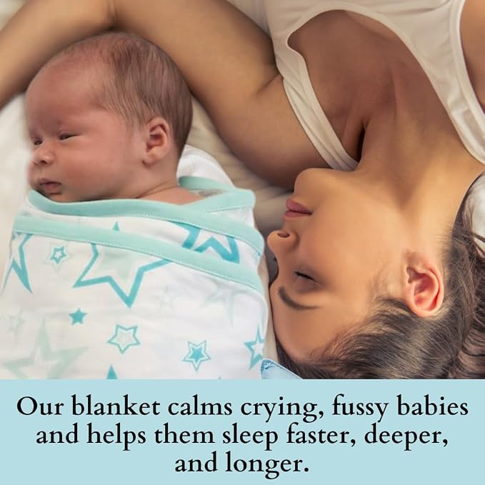 Miracle Blanket Swaddle Wrap – Help Your Newborn Sleep Longer – Soft & Secure Sleep Sack for Infants – Easy-to-Use Swaddling Blanket for a Calm Baby (Owls with Purple Trim)
