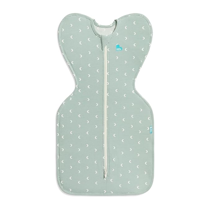 Love to Dream Swaddle UP, Baby Sleep Sack, 1.0 TOG, Self-Soothing Swaddles for Newborns, Improves Sleep, Snug Fit Helps Calm Startle Reflex, New Born Essentials for Baby, Newborn 5-8.5 lbs,Moon Olive