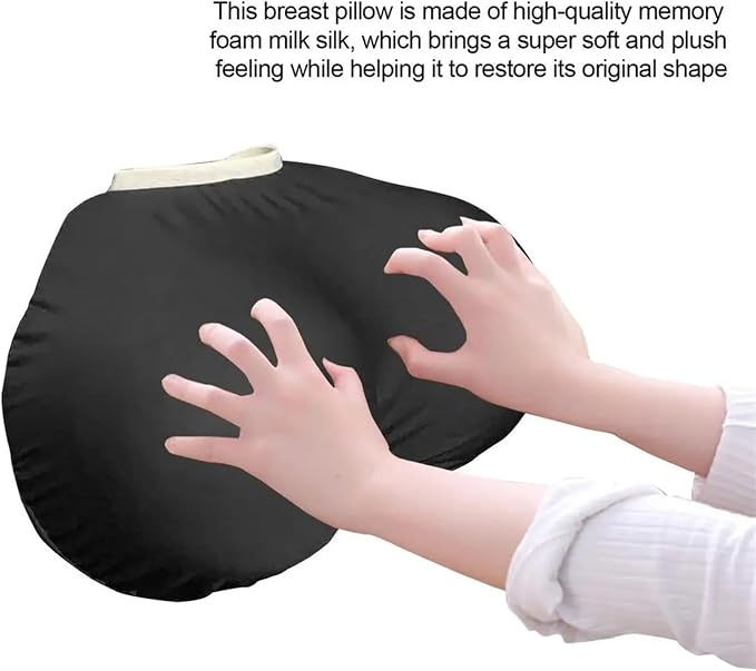 Comfort Chest Pillow Breast Cushion Breast Pillow Back Pillow Chest Cushion Side Sleeping Pillow (Color : Blue)