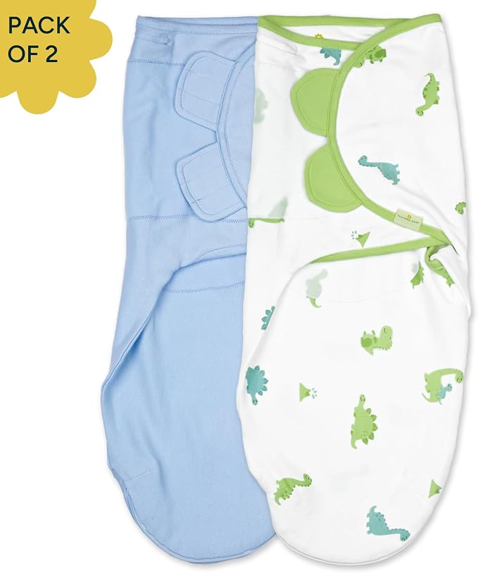 Swaddle Wrap for Newborns – Premium Organic Cotton, Wake Me Not Swaddle with Baby-Safe Closure, Ultra-Soft & Snug Sleep Sack, Breathable Swaddling Blanket, Gifts for 0-3 Months, Pack of 2