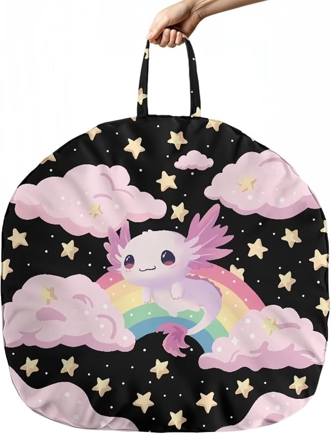 Rainbow Axolotl Stretchy Nursing Pillow Covers Breast Feeding Pillows Covers for Moms Ultra Soft Snug Fits On Infant Nursing Pillow Nursing Pillow Case for Newborn