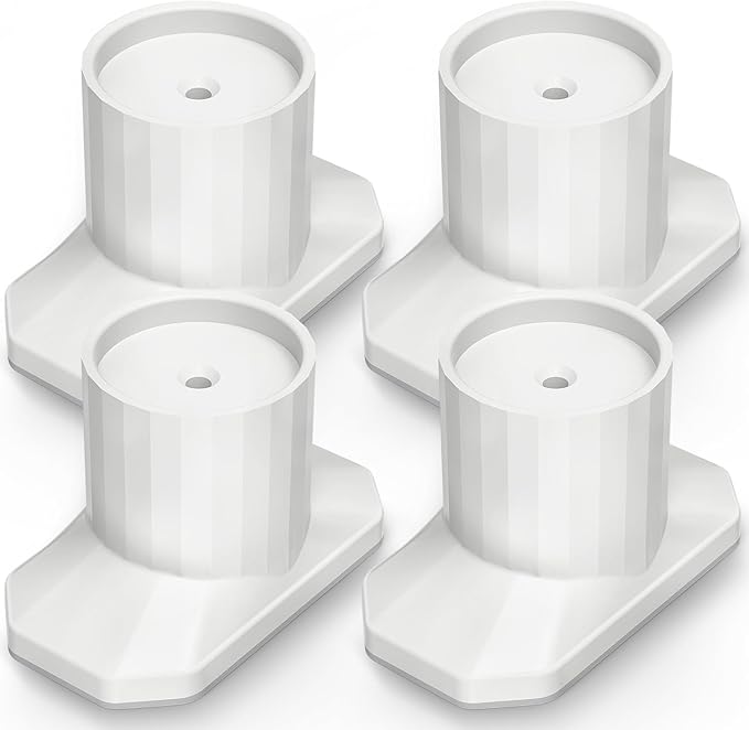 ICERO Baby Gate Extender Wall Protector (4 Pack) Pressure Mounted Gates Extension Kit Extends 1.1-3.5 inches Child Safety Gates and Protect Walls & Doorways from Pet & Dog Gates,Work on Stairs,White