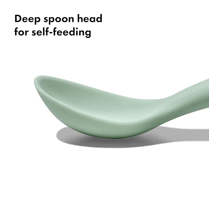 OXO Tot Silicone Spoons 2 Pack - Dusk and Opal