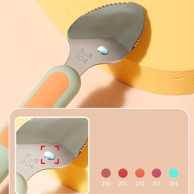Double Head Silicone Food Spoon Portable Scraping Mud Spoon Led Weaning Supplies Workmanship Design Spoons