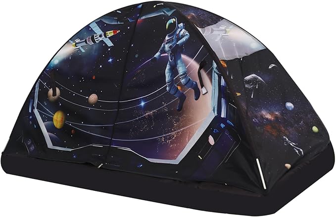 Kid Bed Tent -Twin Play Tent Dream Playhouse for Bedroom Decor Indoor Games Twin Size Bed Canopy by CRAWLBO