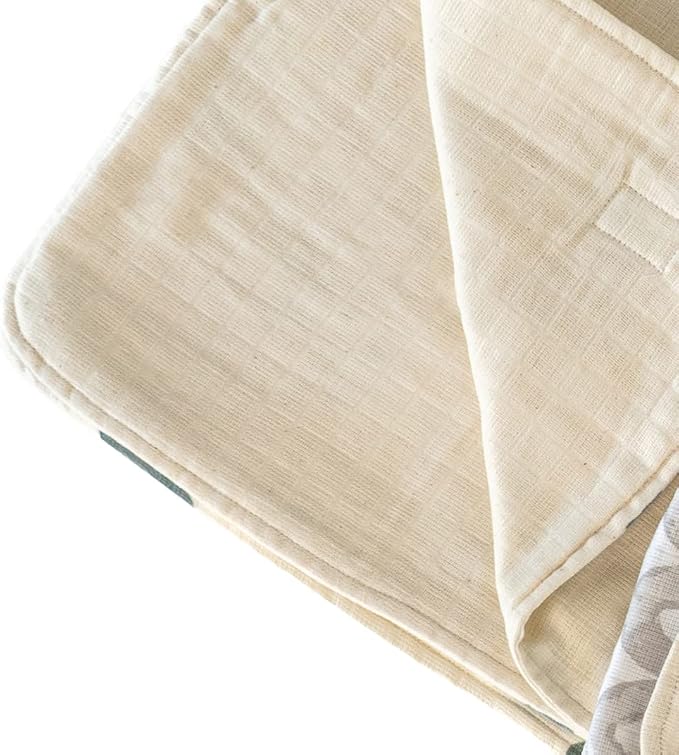 Organic Muslin | Cotton Blanket, Kids, Baby, Quilt, Triple Layer Muslin, Bed, Crib, GOTS Certified, Organic Cotton (Graphic)