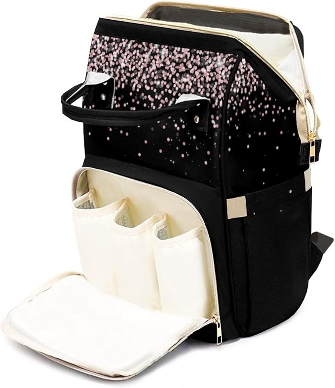 Custom Baby Diaper Bag with Name, Personalized Diaper Backpack for Mom, Waterproof Travel Bag for Girl or Boy Gift