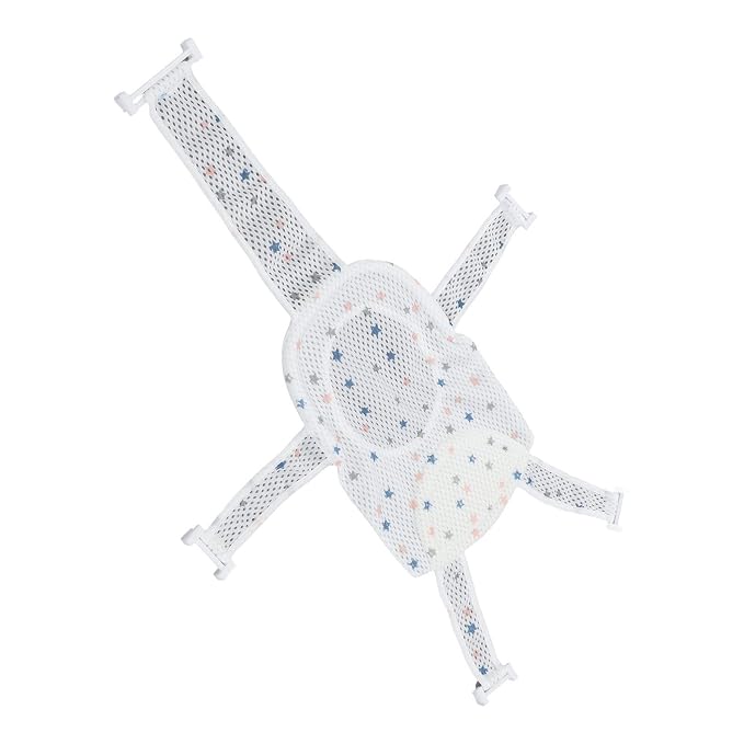 Baby Bath Seat, Adjustable Support Net, Infant Bathtub, Quick Drying Mesh for Newborns Bathing, Baby Shower, Infant Care, Home Use