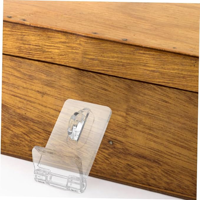 12 Sets Clear Acrylic Hinge Lock Hinge Hasp for Boxes Cabinets Versatile Storage for Mobile Phones Jewelry Crafts Transparent Design for Easy Viewing