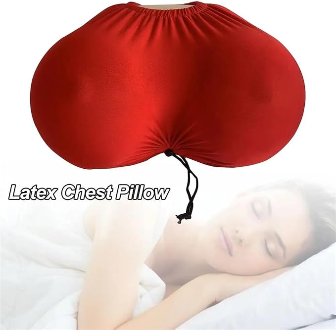 Comfort Chest Pillow Breast Cushion Breast Pillow Back Pillow Chest Cushion Side Sleeping Pillow (Color : Blue)