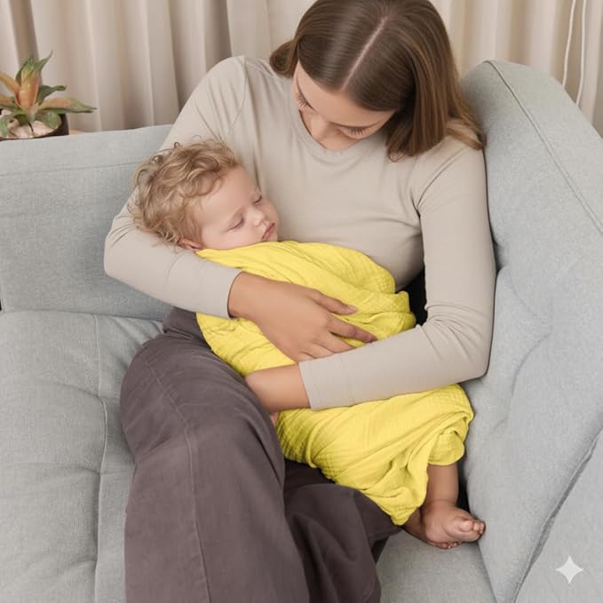 Muslin Swaddle Baby Blanket for Boys and Girls, 100% Cotton, Swaddles for Newborns, 47"x47", Soft Breathable Skin Friendly Warm ??Pack of 2