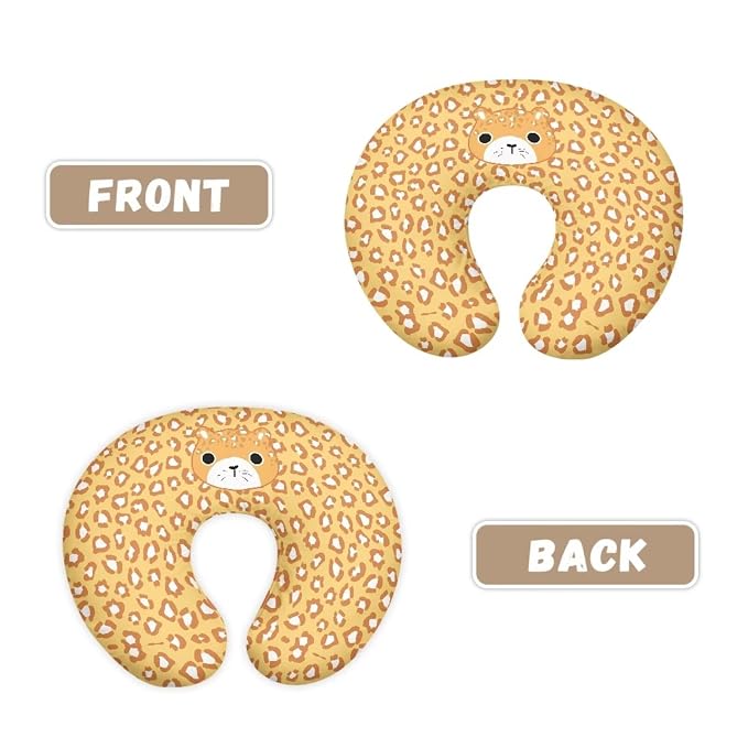 Yellow Panther Nursing Pillow Cover, Ultra Soft Comfortable Newborn Nursing Pillow Case Breathable Soft Slipcover for Baby Boy Girl