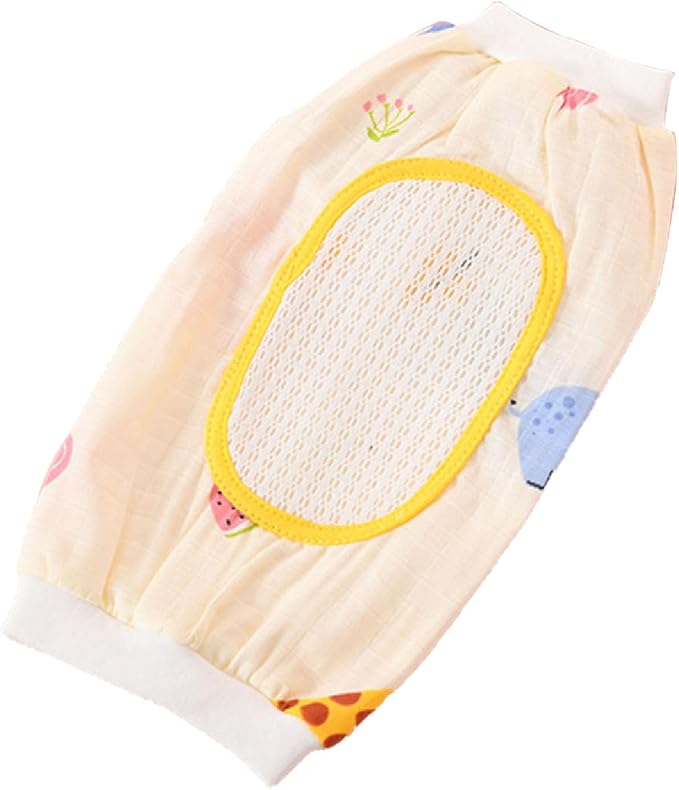 Baby Breastfeeding Arm Pillow Sweat Absorbent Cervical Spine Protection for Infant 0-12 Months Gauze Material (Yellow) (Yellow)