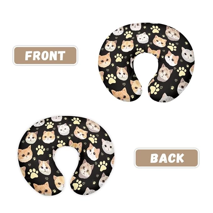 Cat Paw Nursing Pillow Cover for Breastfeeding Pillow, Ultra Soft and Cozy Nursing Pillow Slipcovers Good Choice for Mom or Baby