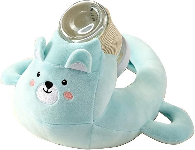 Machine Washable Bottle Holder Pillow – Ergonomic Nursing Assistant Bottle Support for Comfortable Feeding(A)