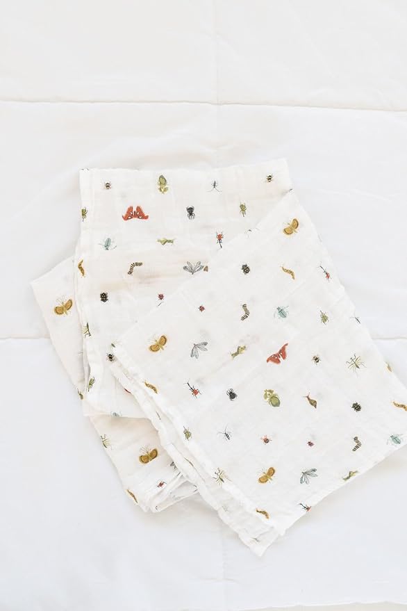 CLEMENTINE KIDS Muslin Infant Swaddles (Cutie Crawlies)
